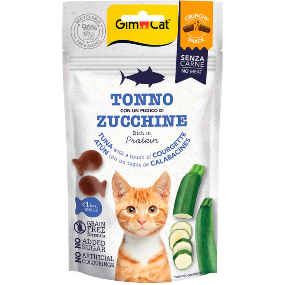 GimCat Crunchy Kedi Ödülü Ton Balıklı ve Kabaklı 50 Gr